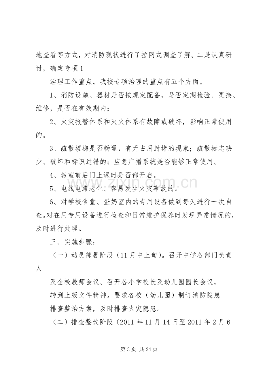 北小店乡卫生院火灾隐患排查实施方案.docx_第3页