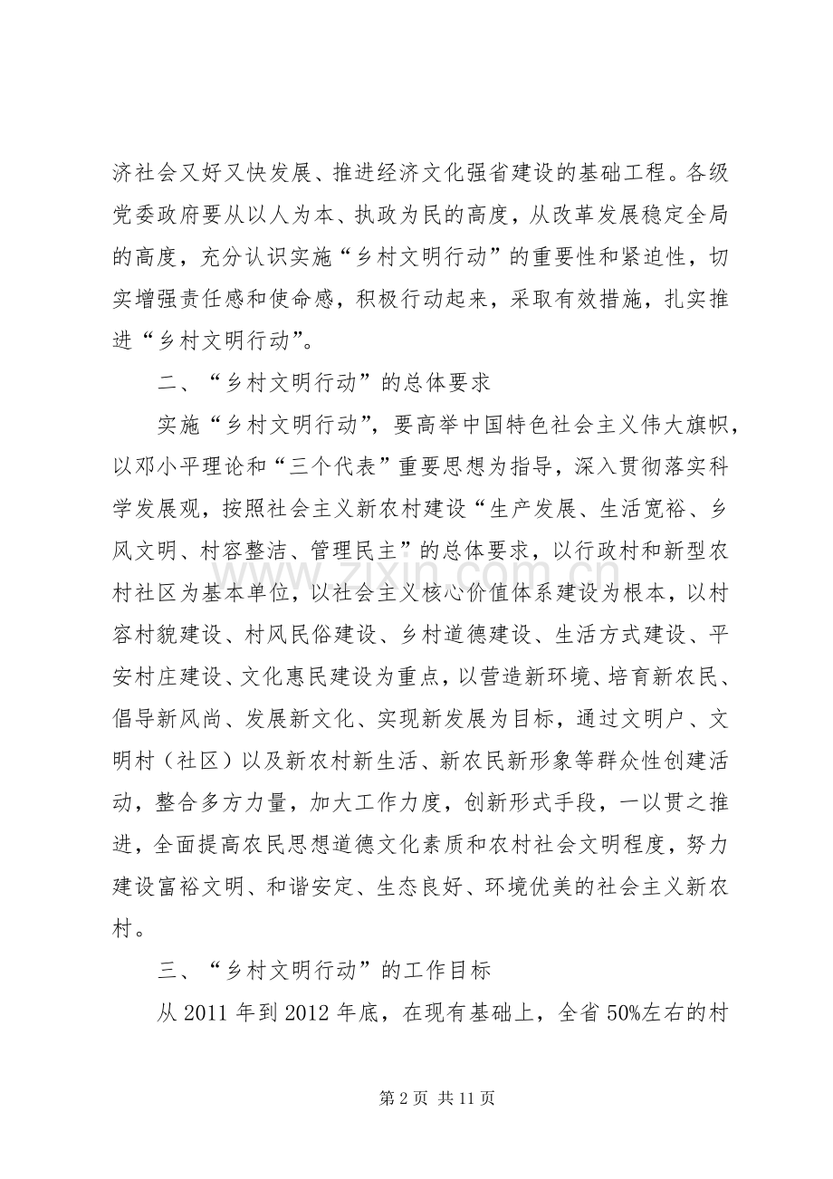 乡村文明行动方案.docx_第2页