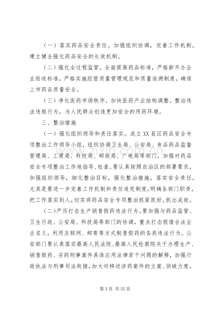 药品安全专项整治工作方案.docx_第3页