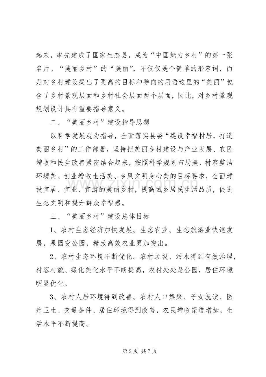 XX年县级美丽乡村建设工作实施方案.docx_第2页