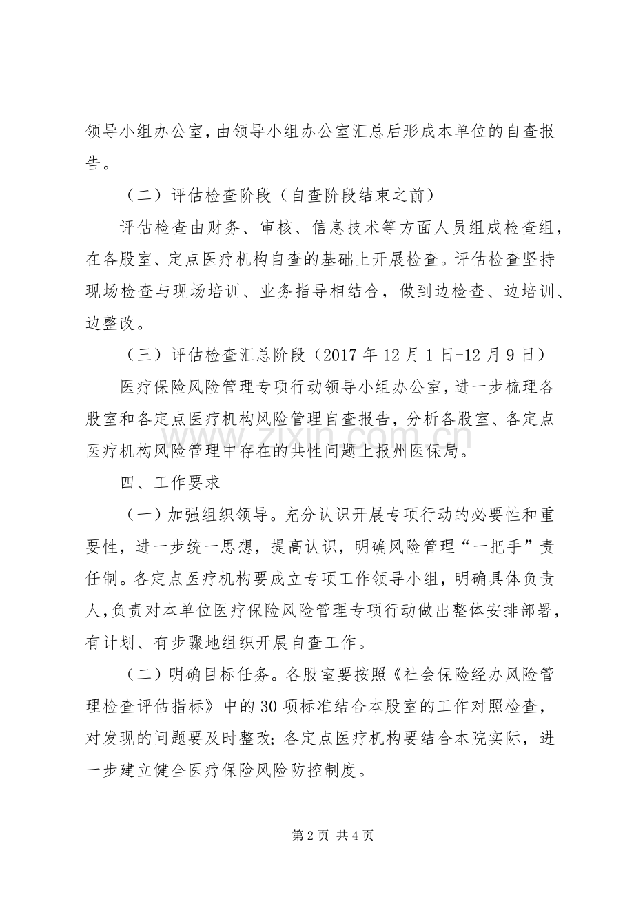 医疗保险经办风险管理工作实施方案.docx_第2页