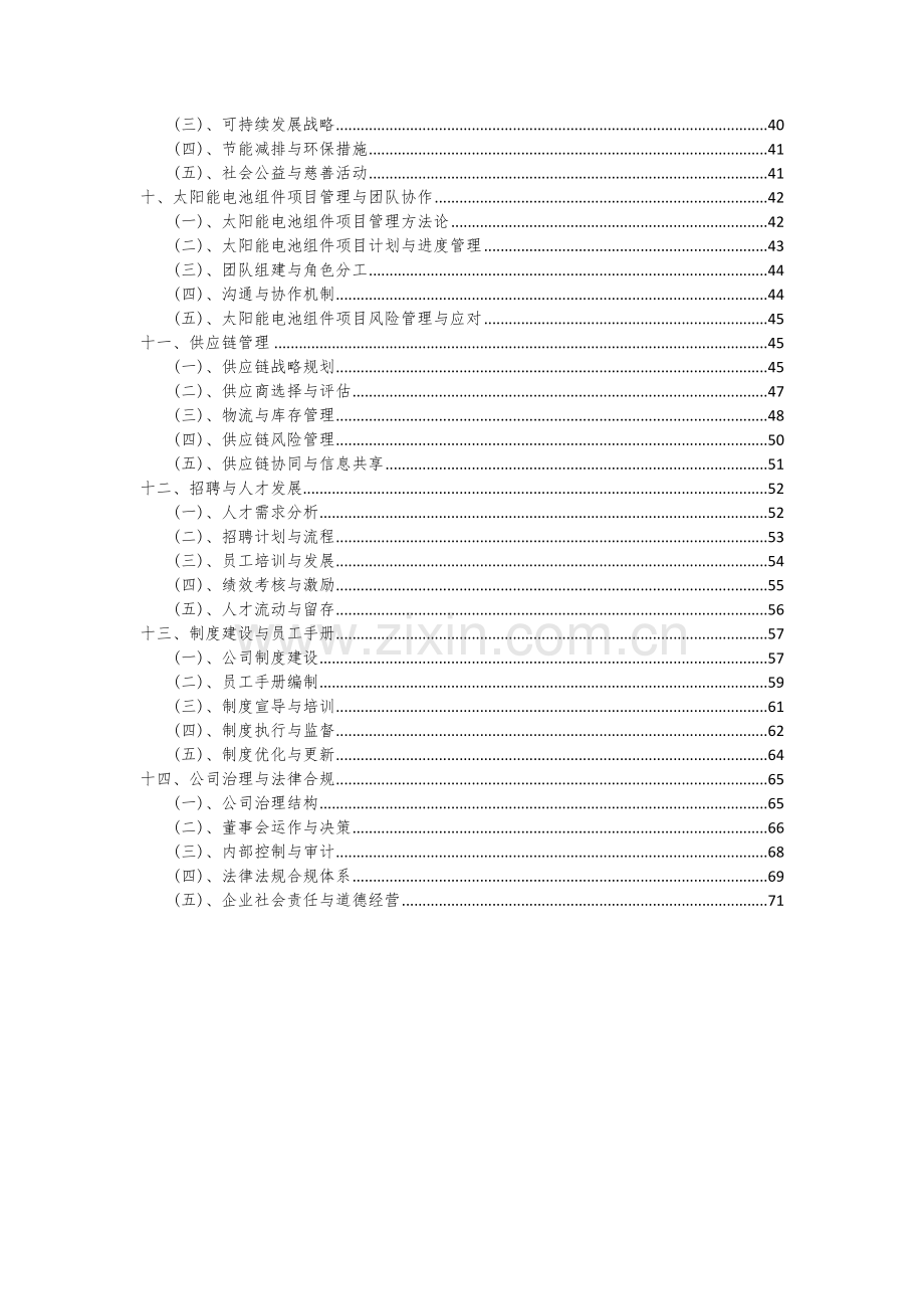 太阳能电池组件项目商业计划书.docx_第3页