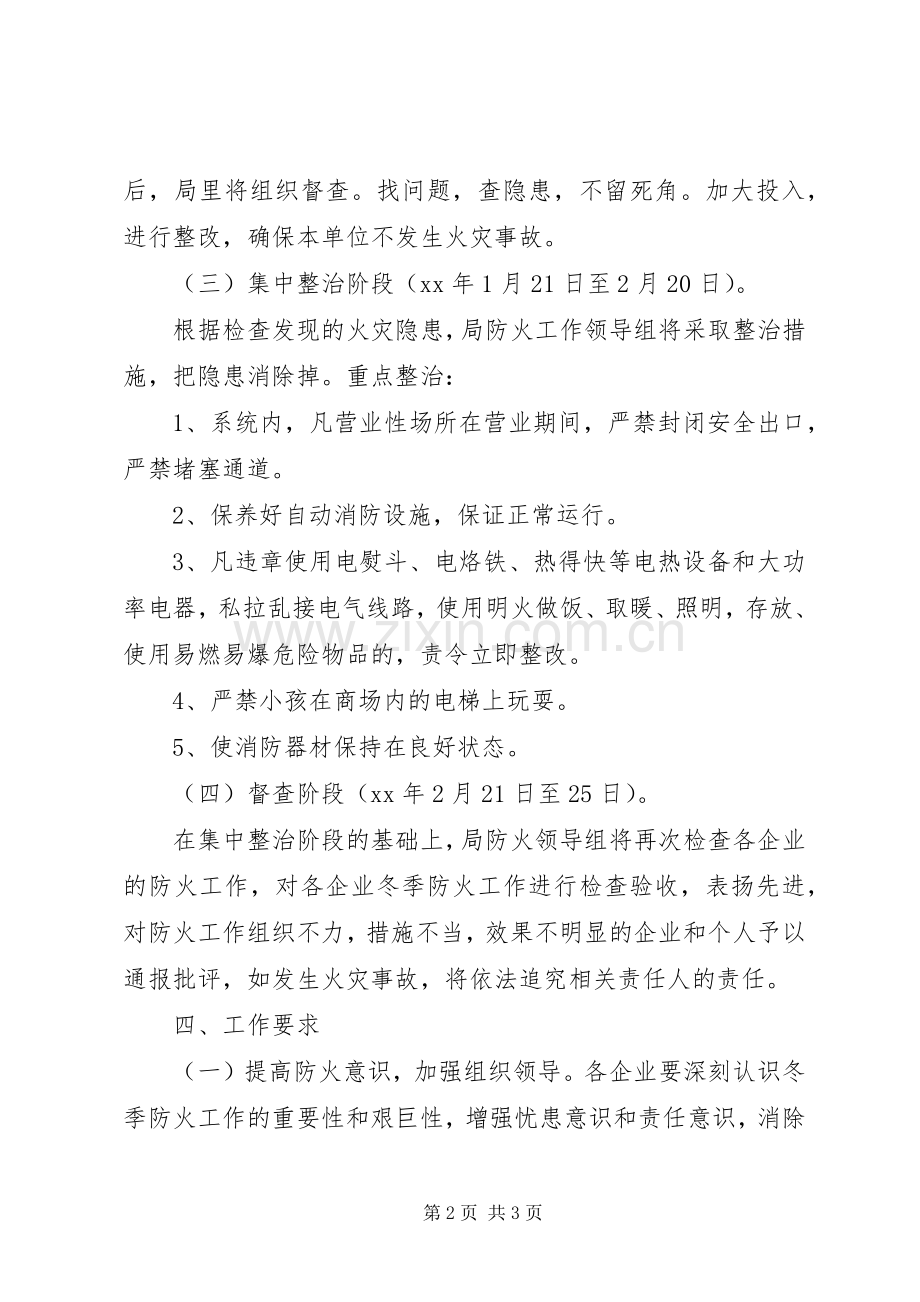 县商务系统冬季防火工作方案.docx_第2页