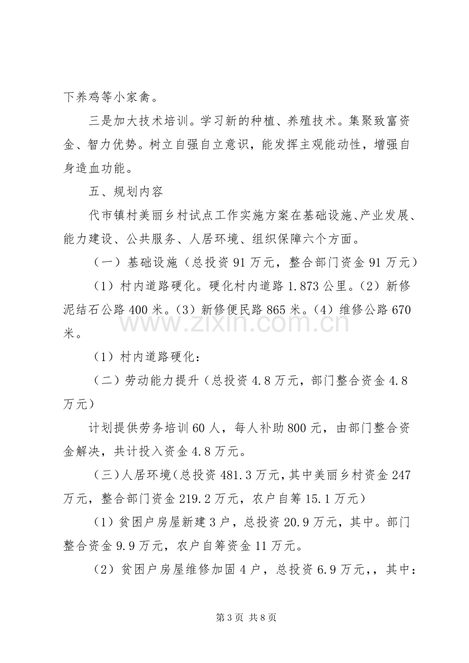 美丽乡村试点工作实施方案.docx_第3页