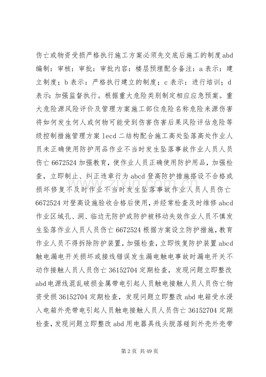 重大危险源风险评价及管理实施方案.docx_第2页