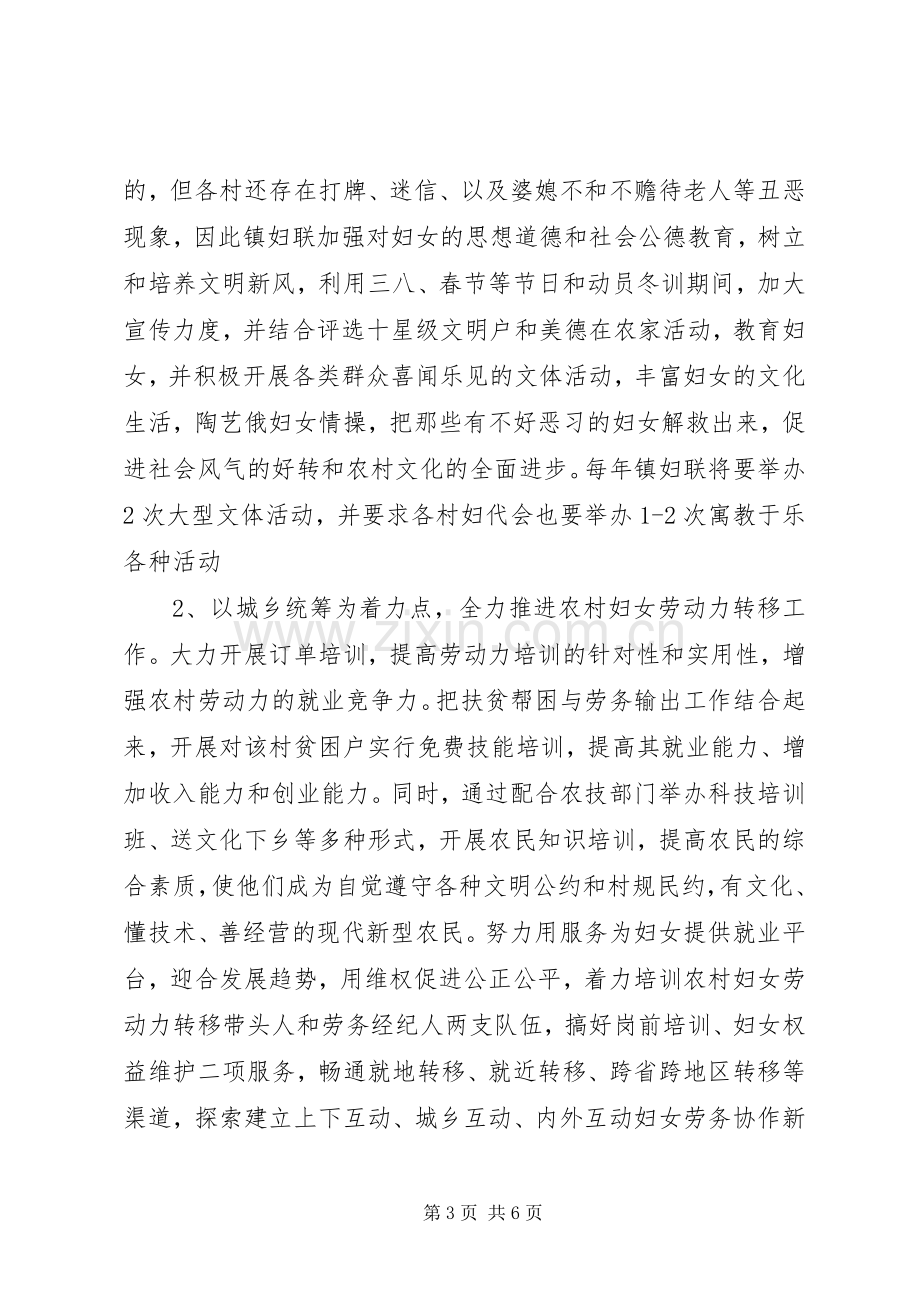 乡镇妇联新农村建设方案.docx_第3页