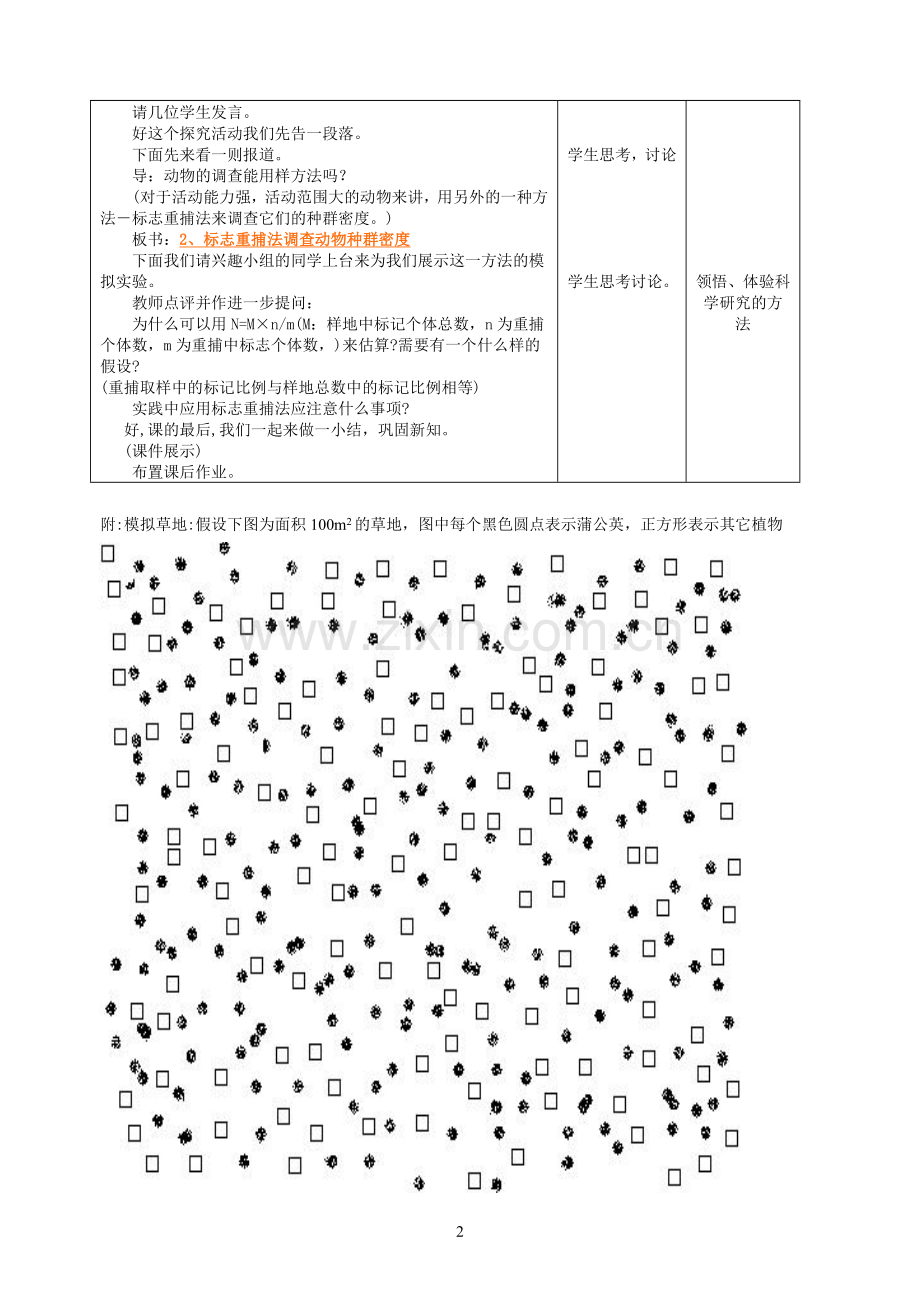 种群的特征第一课时教学设计.doc_第2页