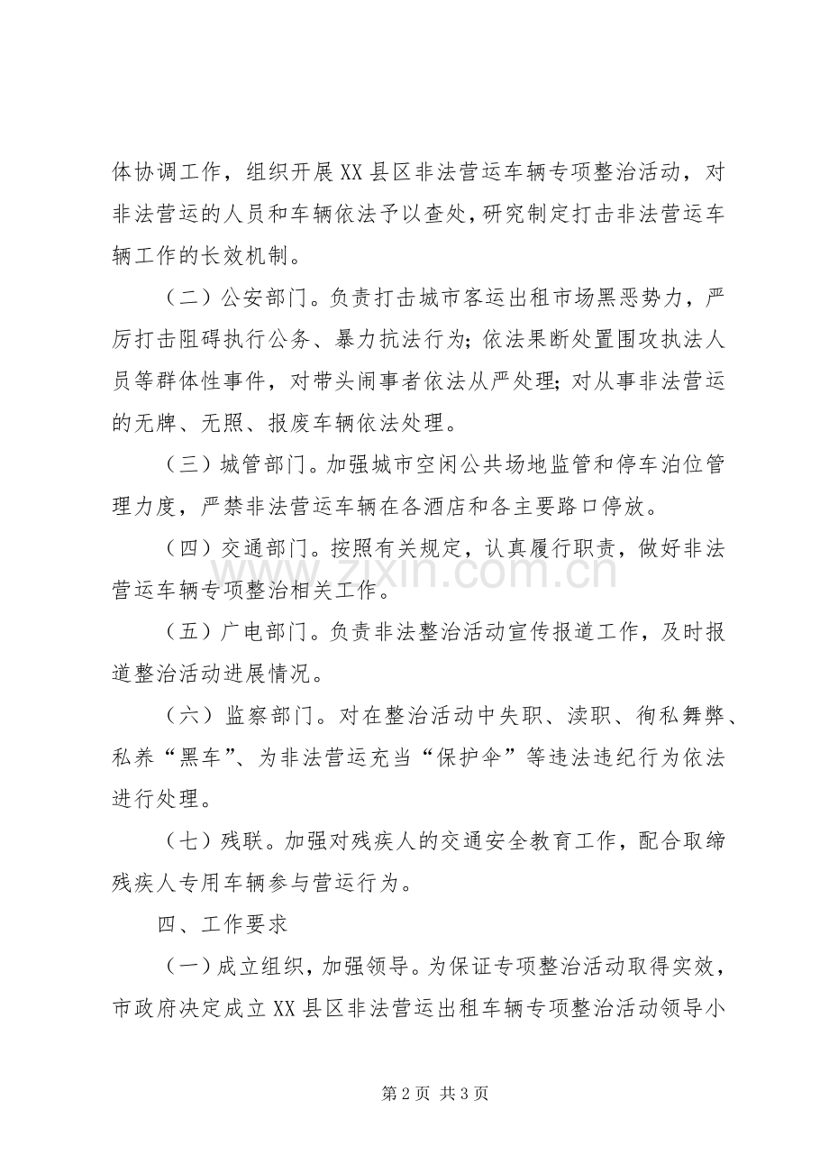 市非法营运车辆整治活动工作实施方案.docx_第2页