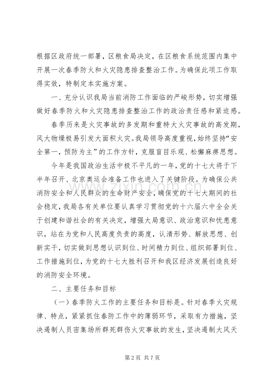 粮食局火灾隐患排查整治工作实施方案.docx_第2页