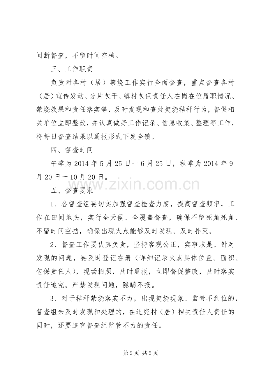 镇秸秆禁烧和综合利用督查工作实施方案.docx_第2页