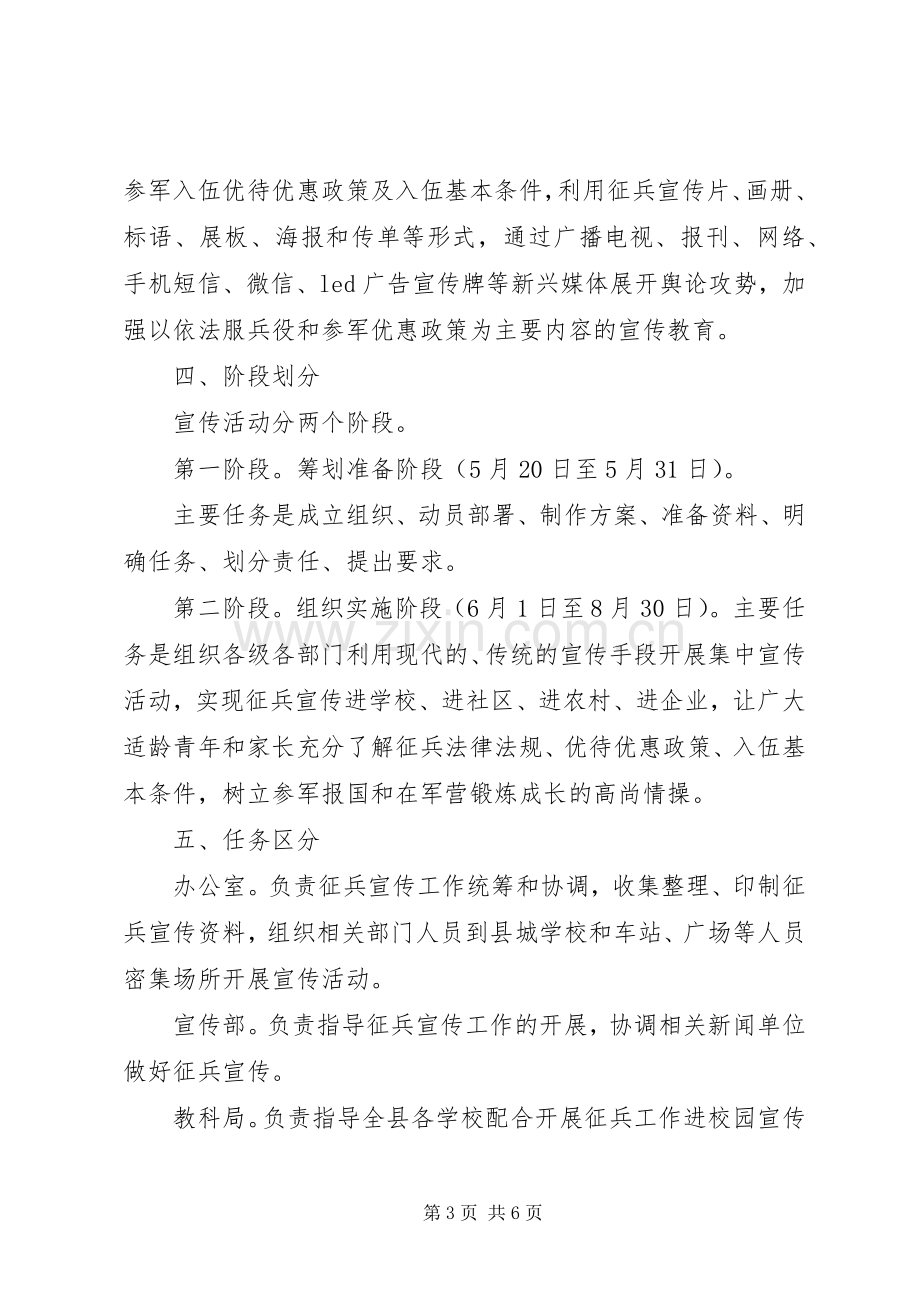 县征兵宣传工作实施方案.docx_第3页