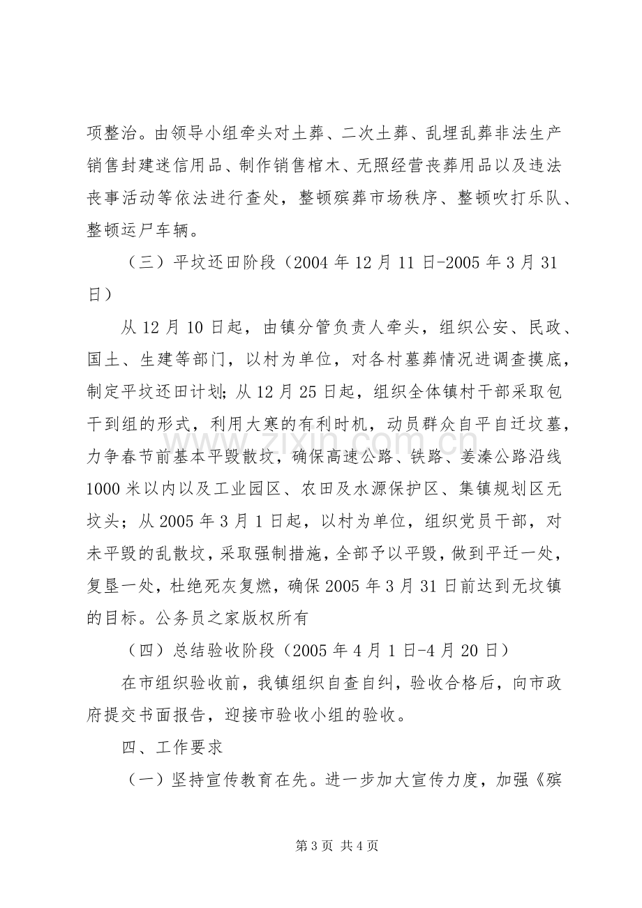 殡葬管理专项整治活动方案.docx_第3页