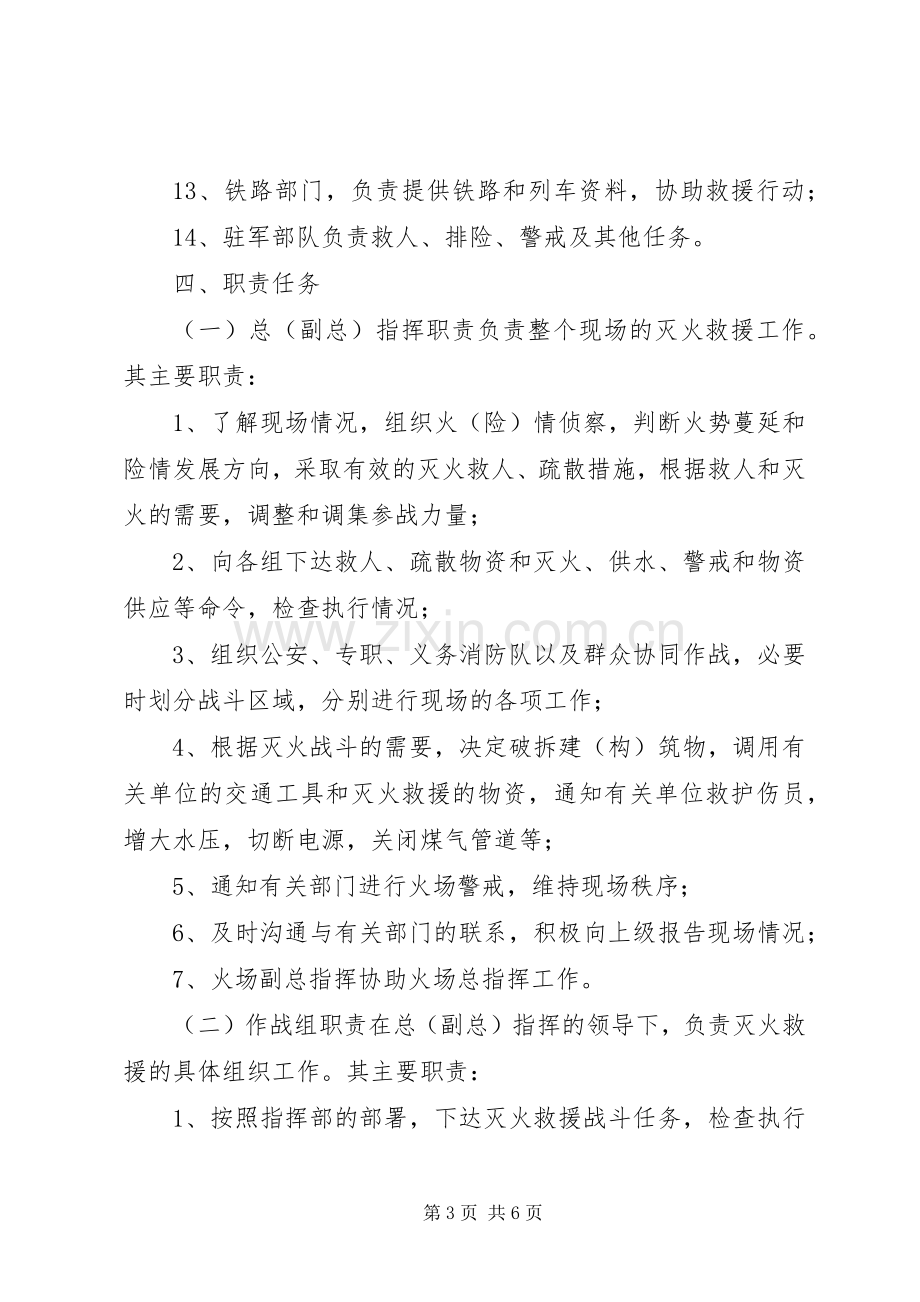 消防安全事故应急实施方案.docx_第3页