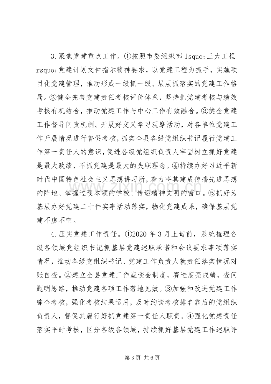 基层党建问题整改专项行动实施方案.docx_第3页