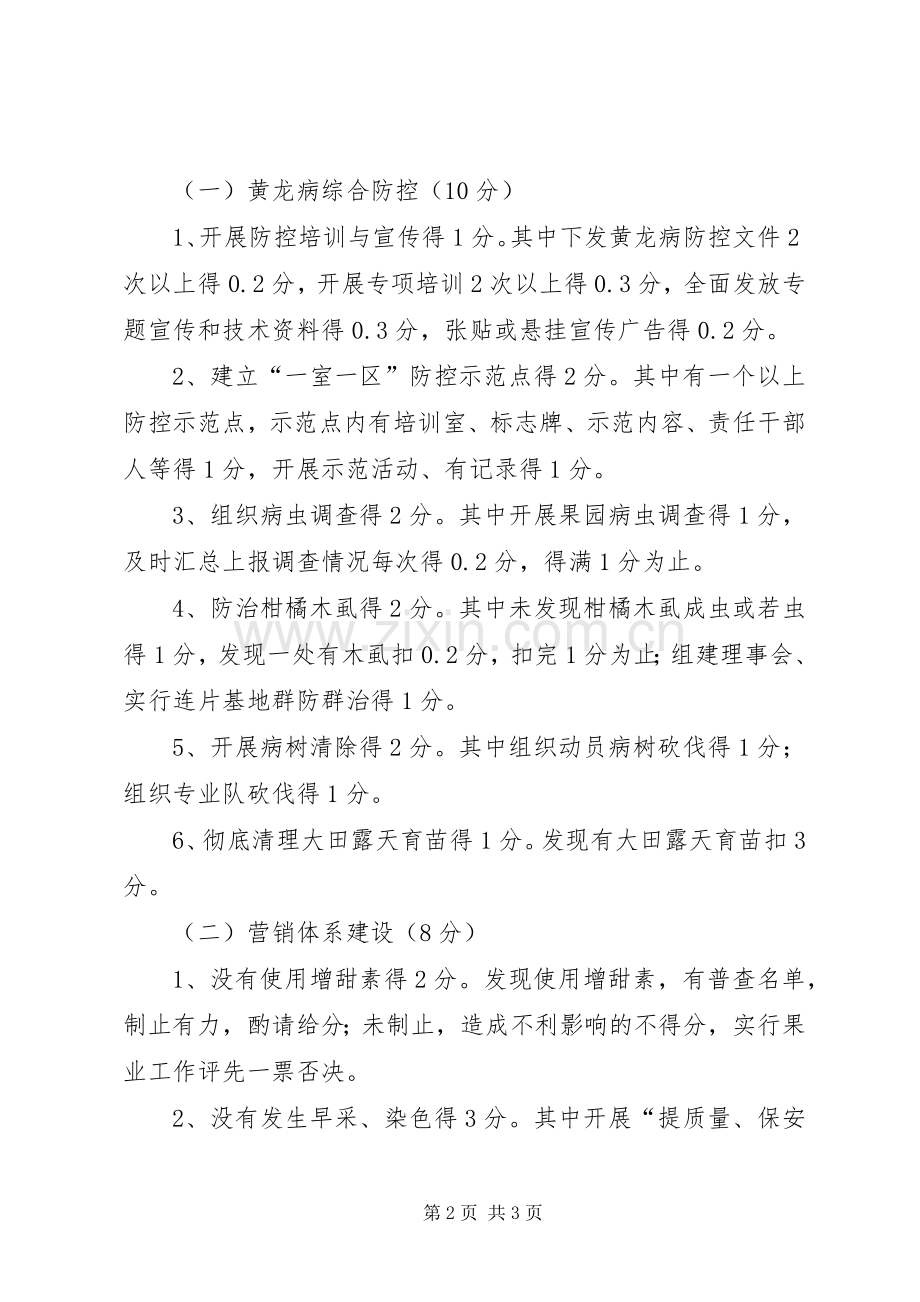 果业工作综合考评实施方案.docx_第2页