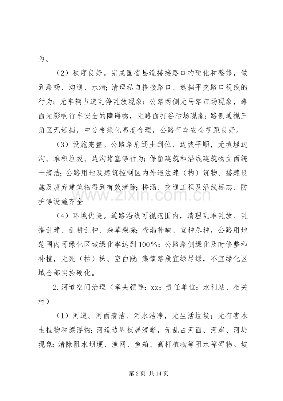 XX镇关于全域推进农村人居环境整治的工作实施方案.docx_第2页