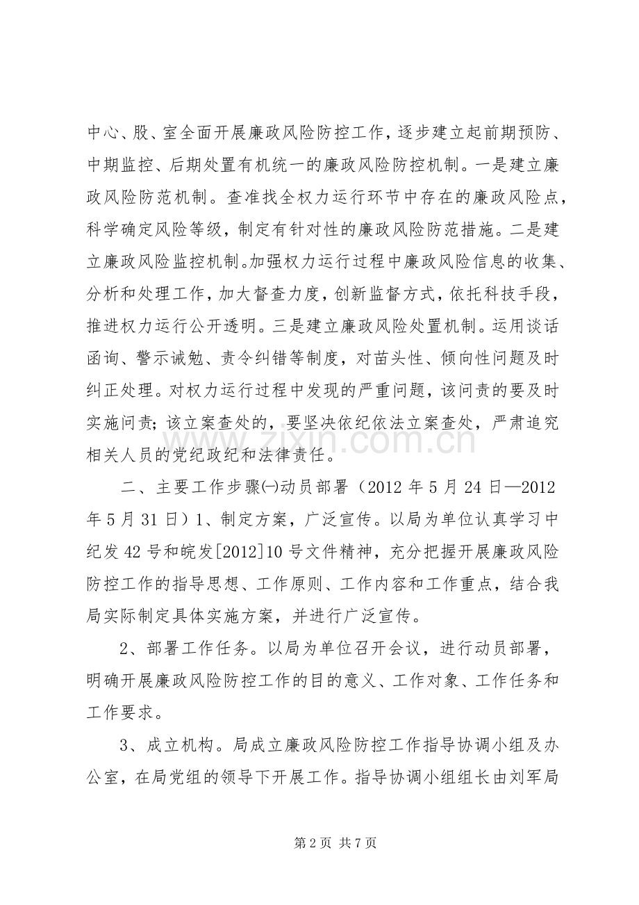 县林业局廉政风险防控工作方案.docx_第2页