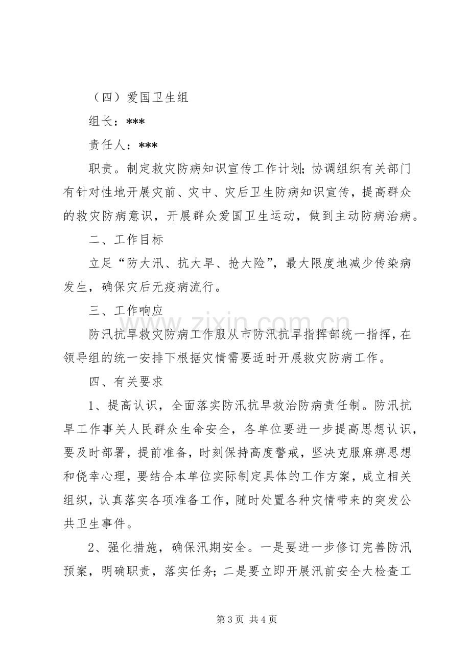 市政府抗旱救灾防病工作实施方案.docx_第3页