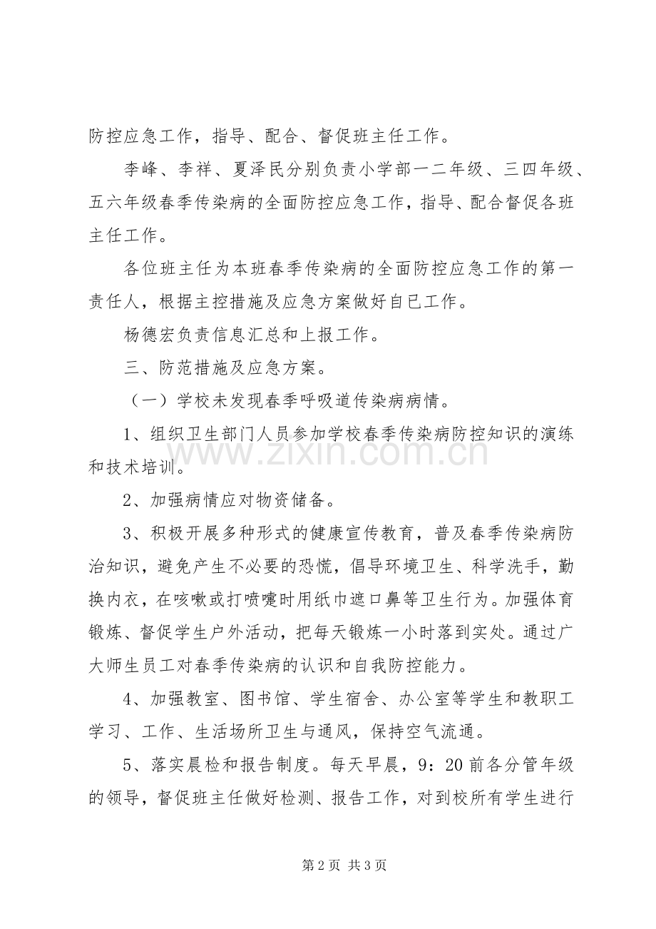 XX县区呼吸道传染病防控工作的实施方案2 .docx_第2页