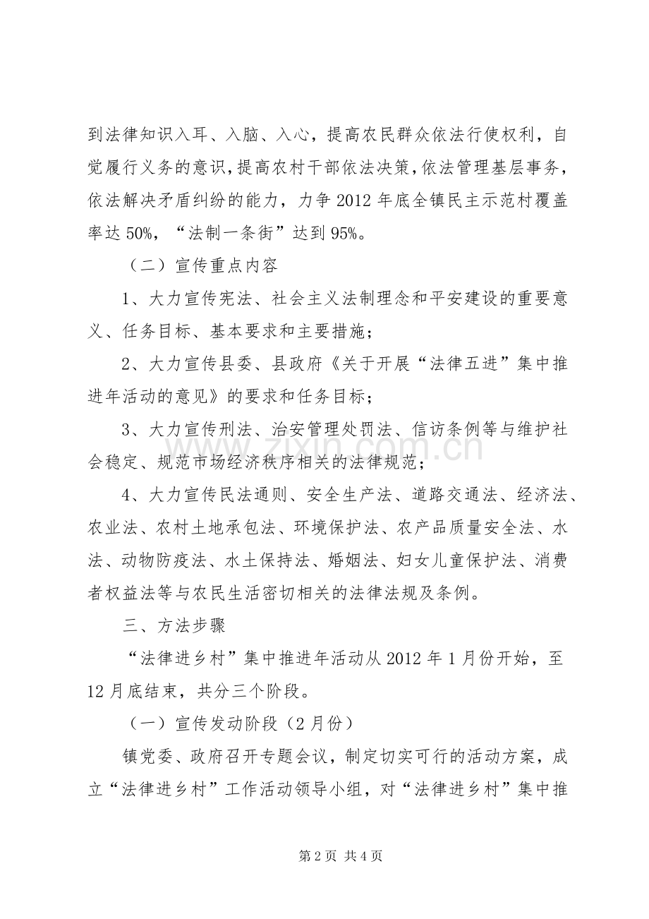 法律进乡村指导实施方案.docx_第2页