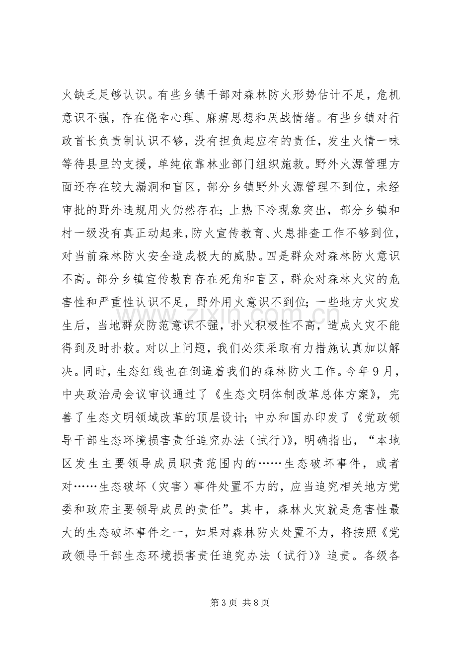 森林防火工作会议讲话稿（县长）.docx_第3页