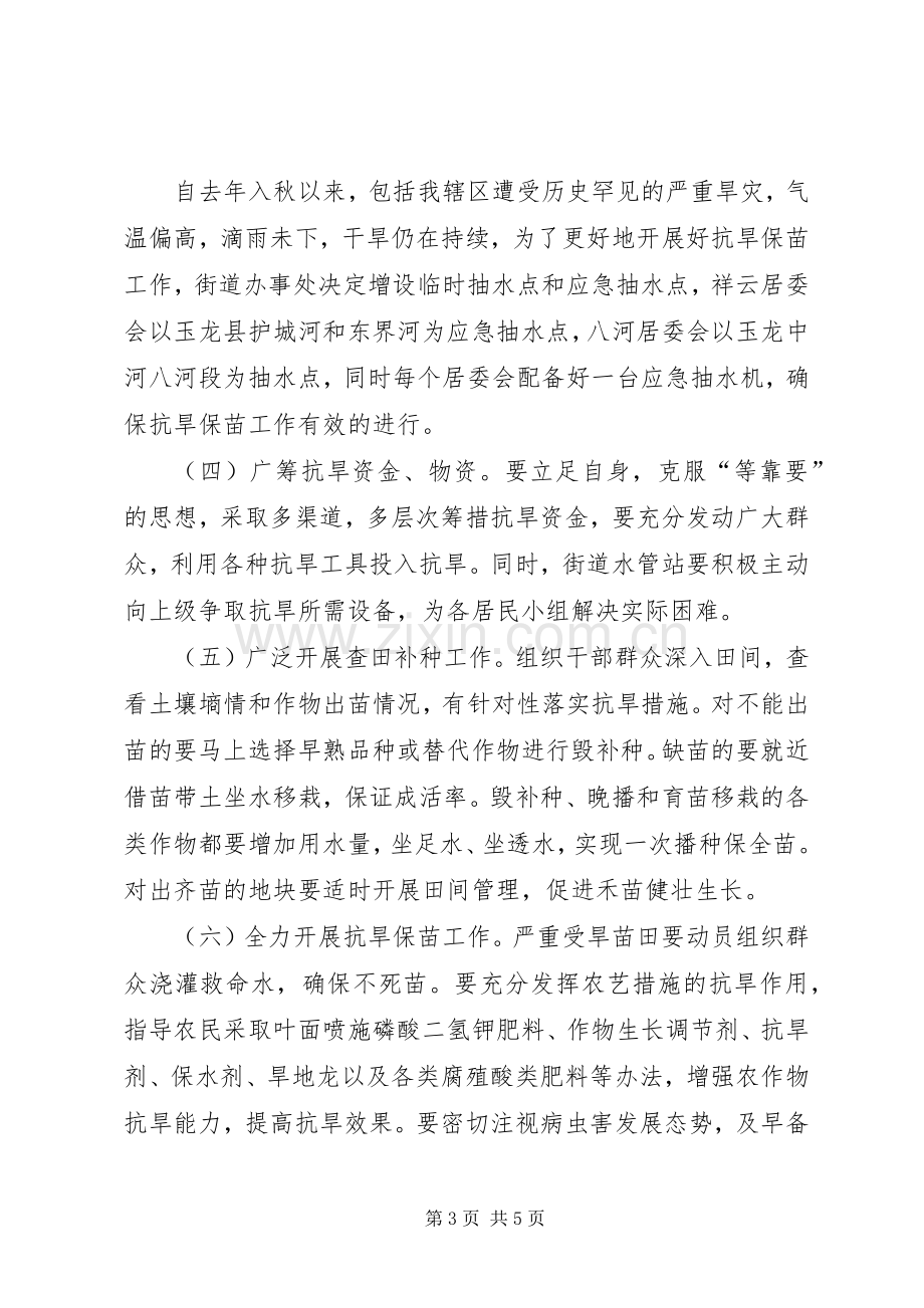 街道抗旱救灾的工作实施方案.docx_第3页