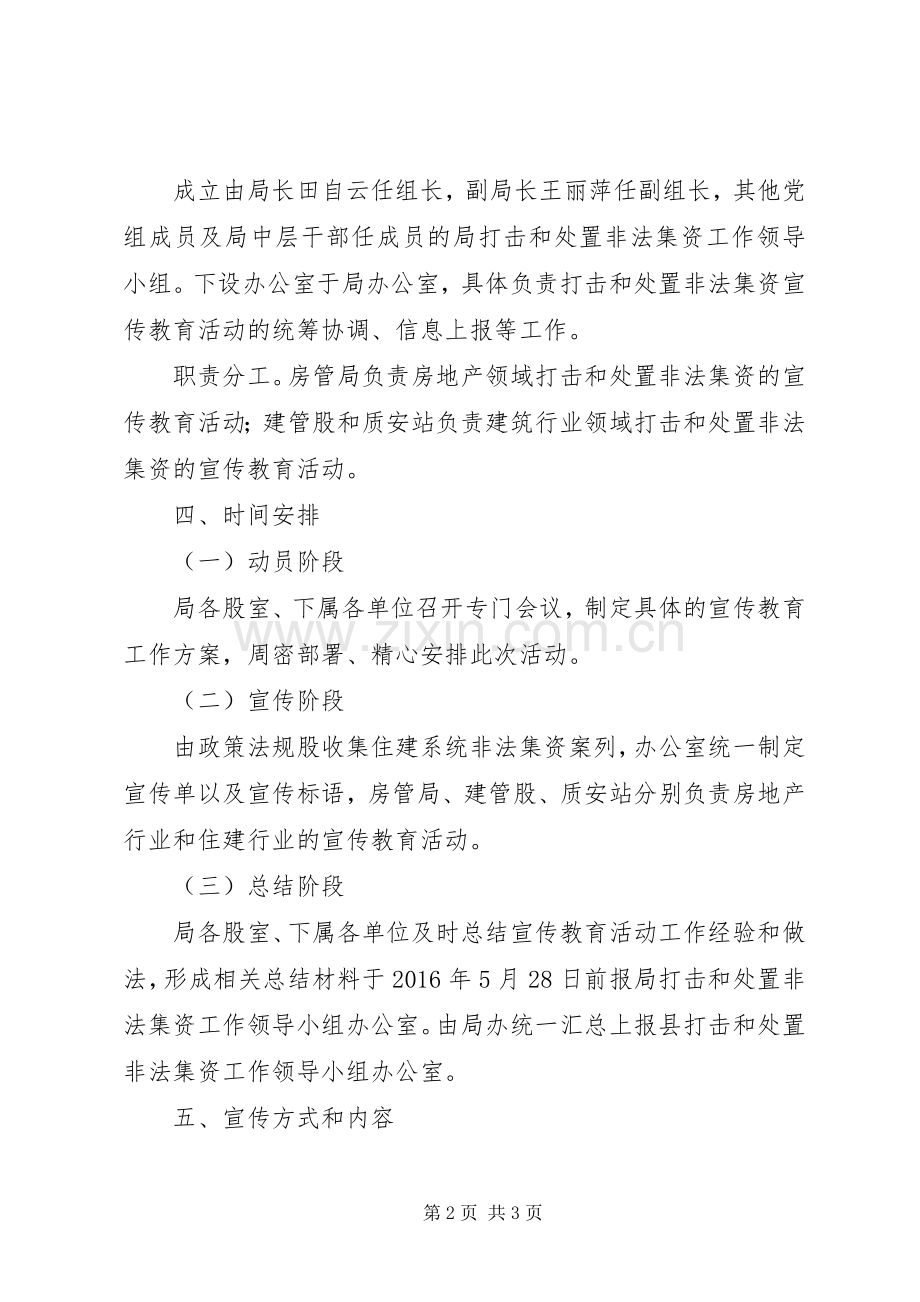 防范非法集资宣传月活动实施方案.docx_第2页