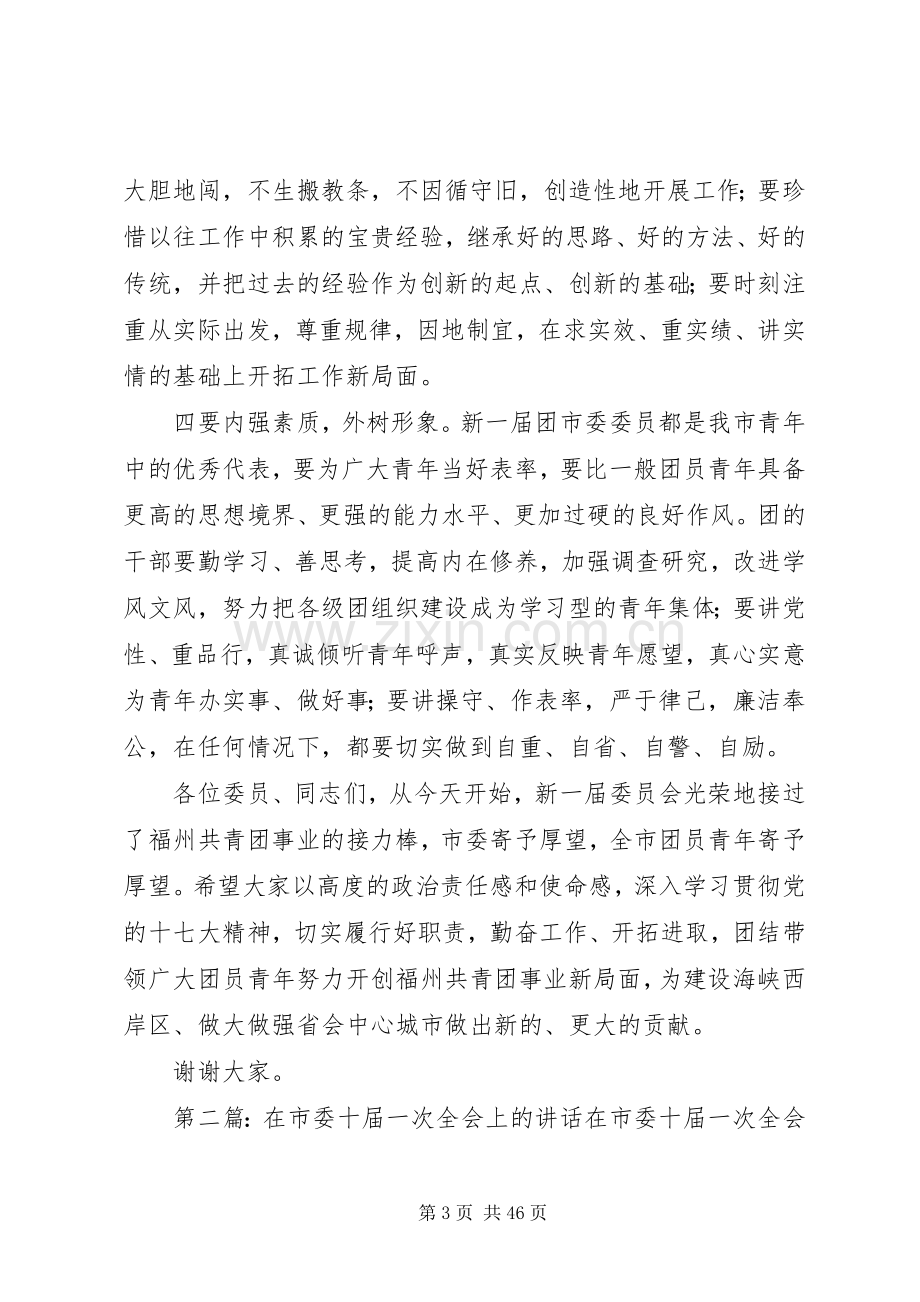 王玲部长在共青团XX市委十六届一次全会上的讲话.docx_第3页