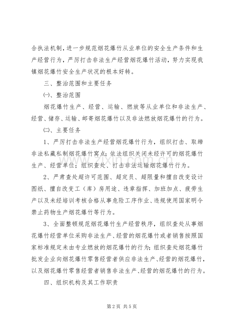 乡镇烟花爆竹安全专项整治实施方案.docx_第2页