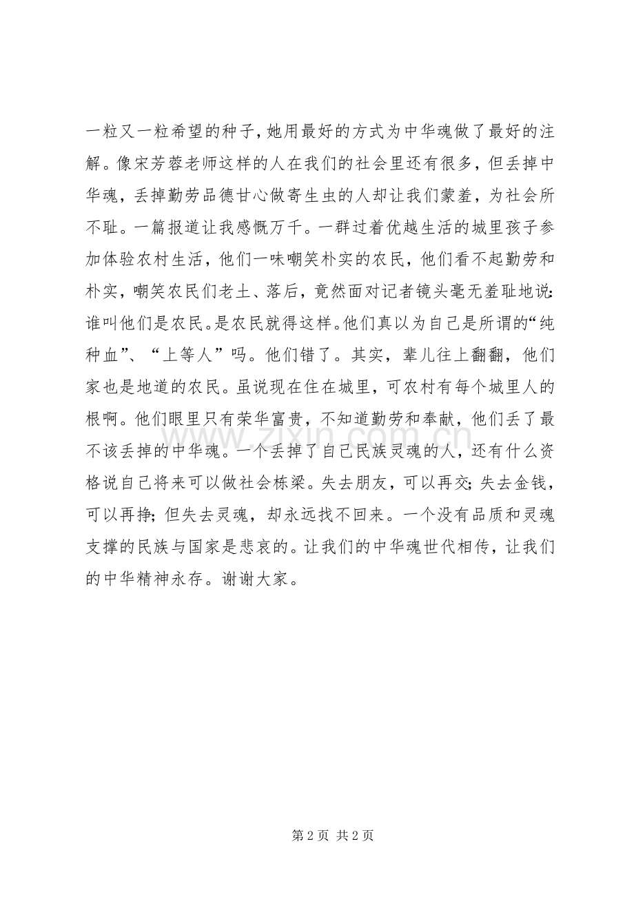 爱国演讲稿：我的中华魂.docx_第2页