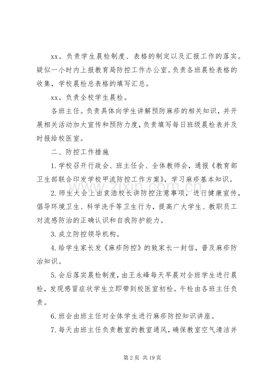 中学麻疹防控工作实施方案.docx_第2页