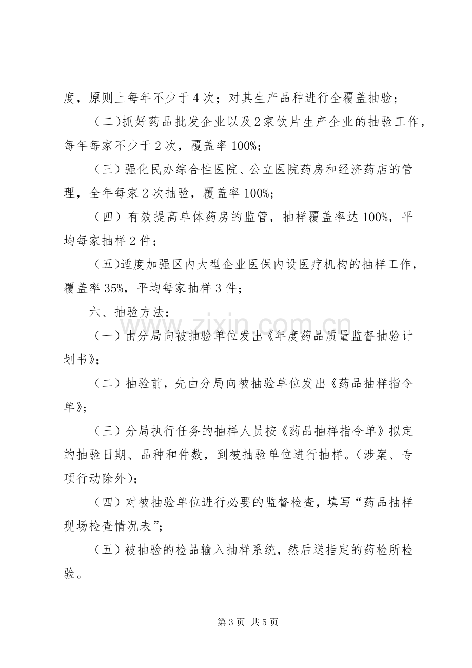 药品质量抽验工作实施方案.docx_第3页