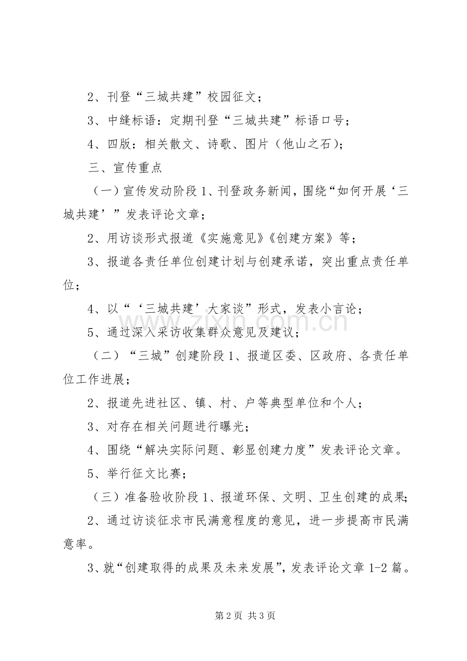 “三城共建”宣传实施方案 (2).docx_第2页