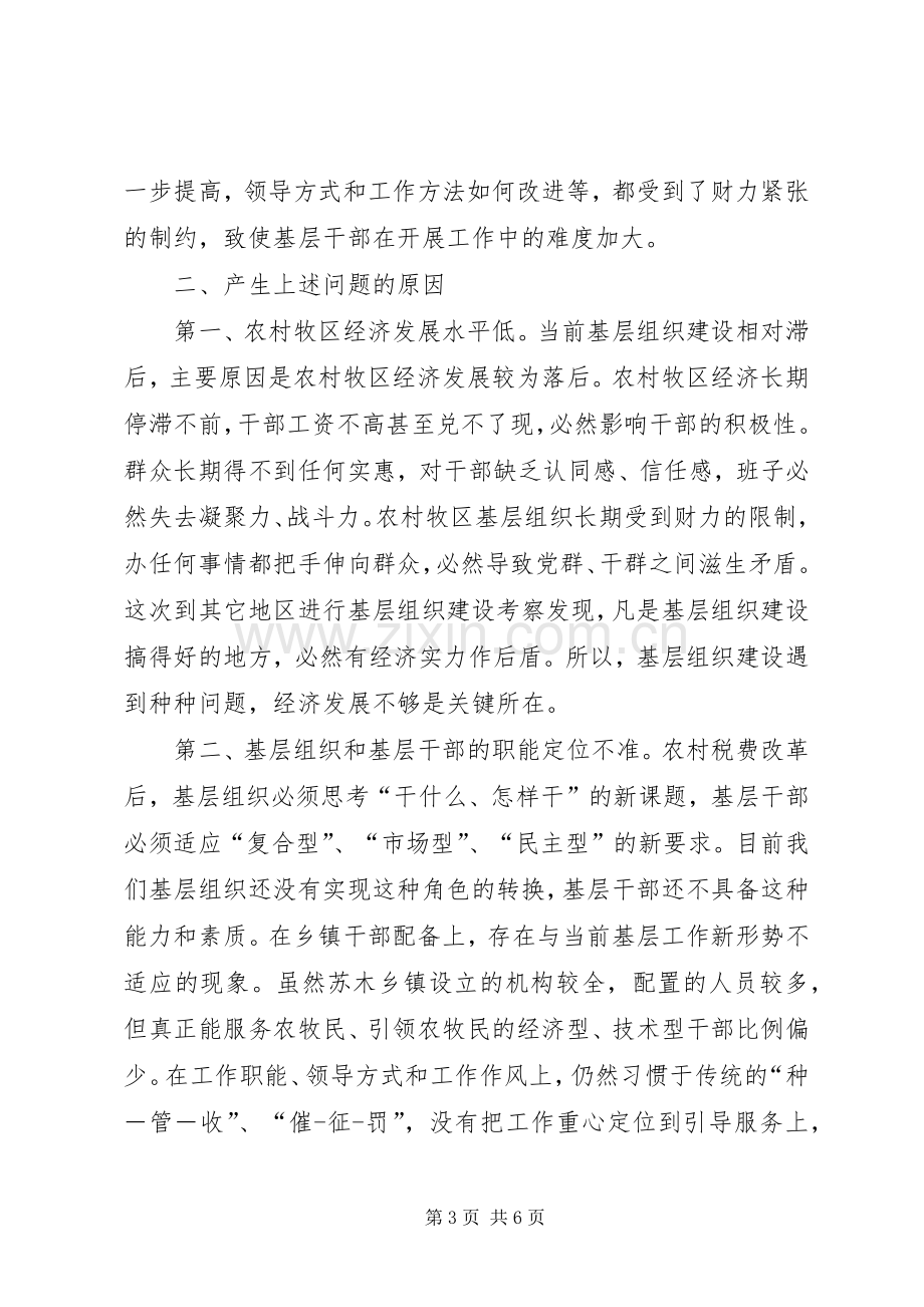 农村基层组织建设观摩现场会上的讲话.docx_第3页