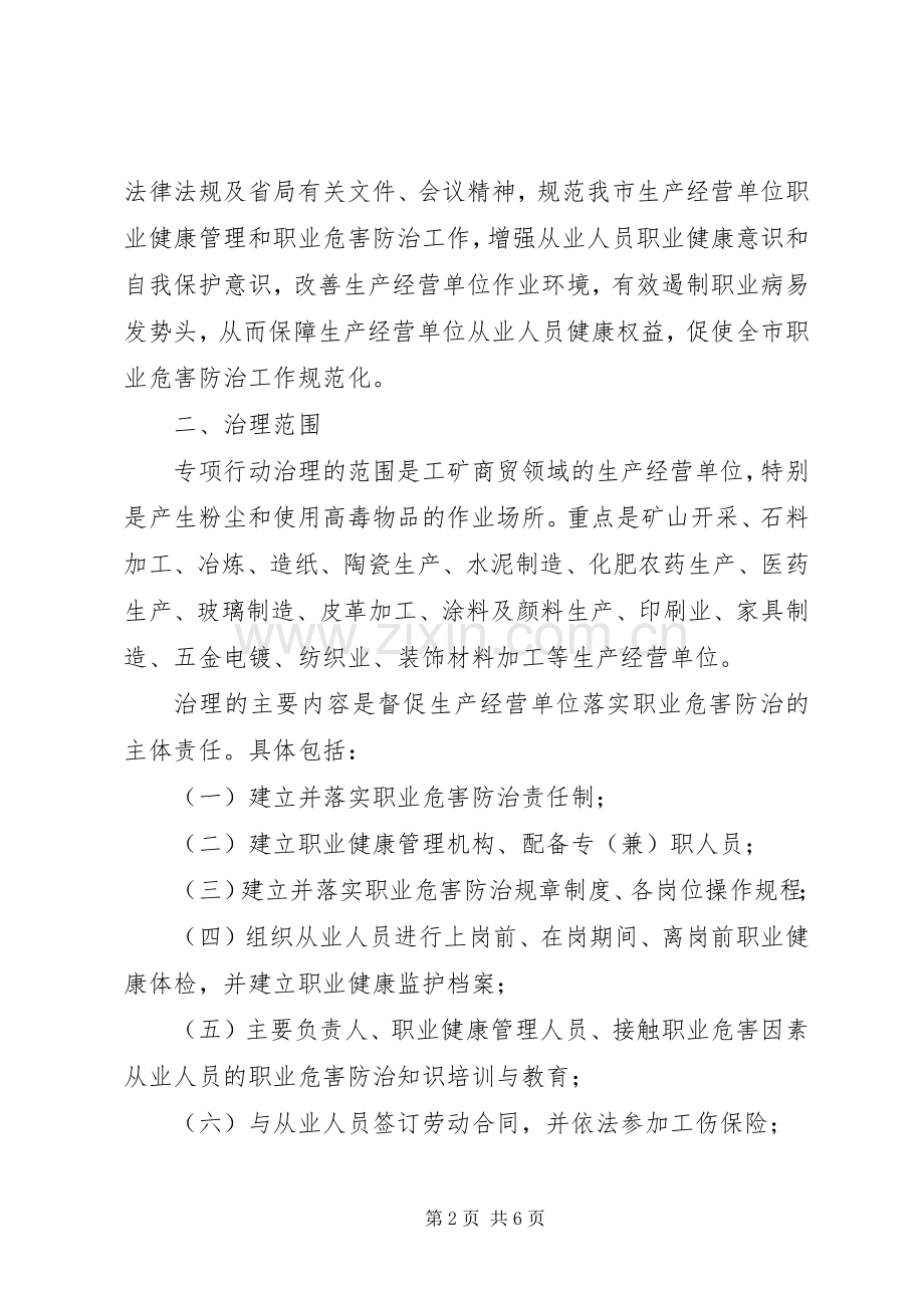 粉尘与高毒物品治理工作实施方案.docx_第2页