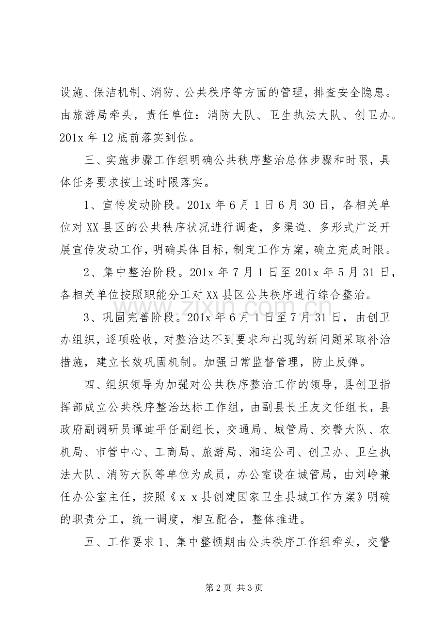 街巷市容秩序整治实施方案.docx_第2页