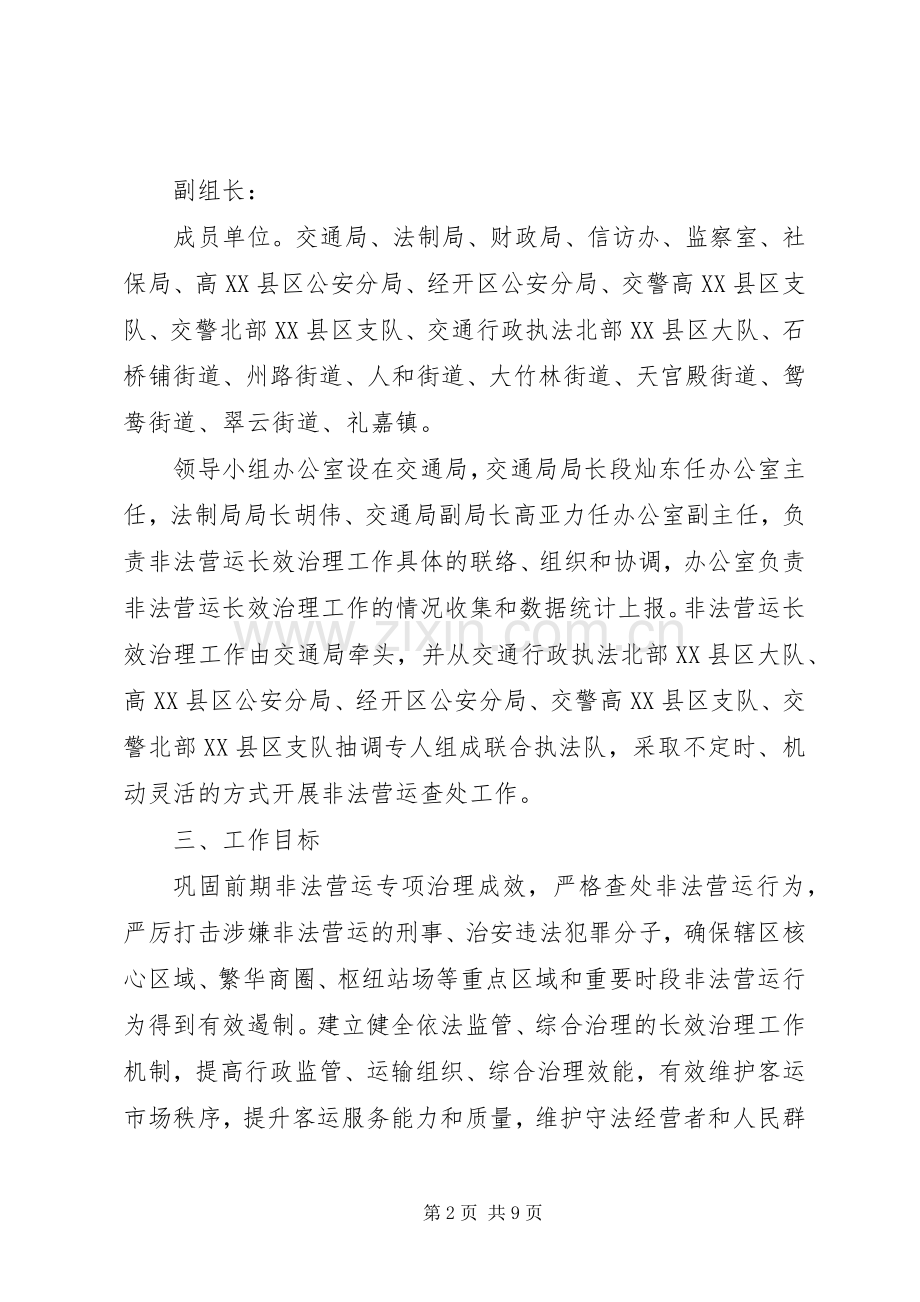 机动车非法营运整顿实施方案.docx_第2页