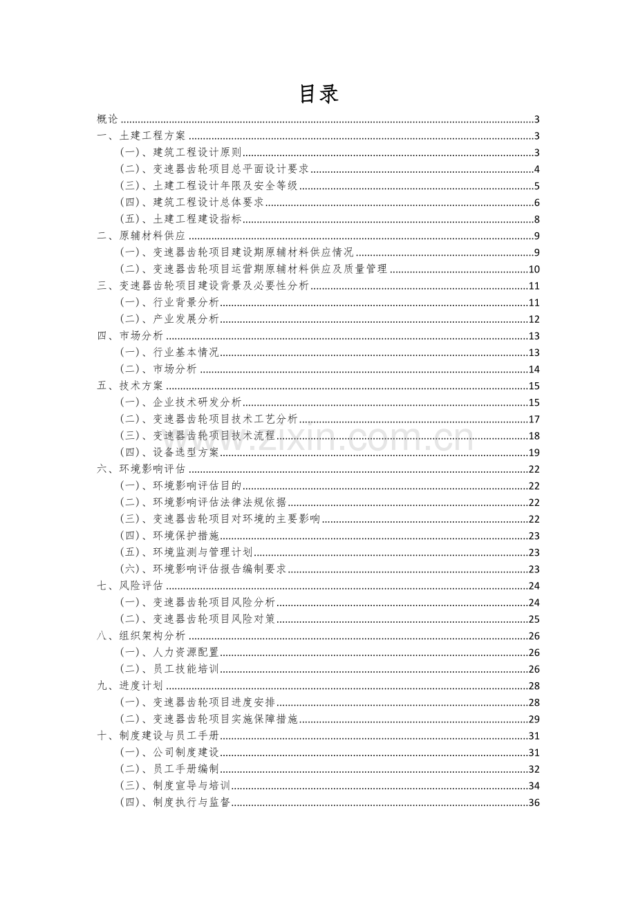 变速器齿轮项目可行性研究报告.docx_第2页