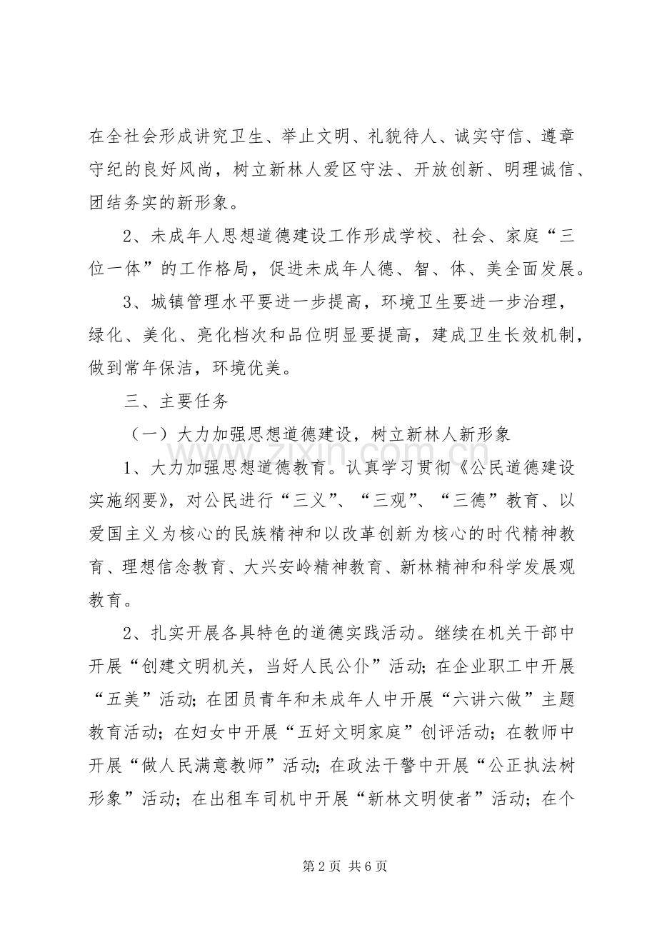 某社区精神文明创建工作实施方案.docx_第2页