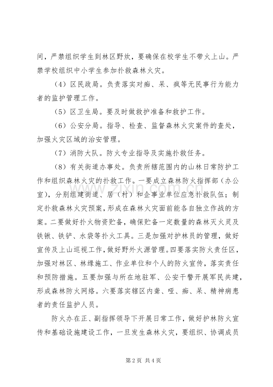 区委森林火灾防控实施方案.docx_第2页