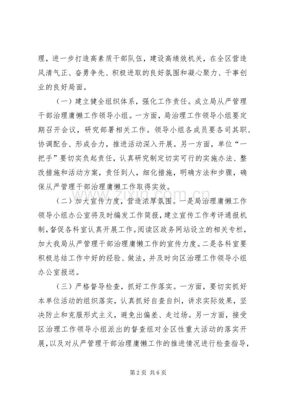 建设局治理庸懒工作实施方案.docx_第2页