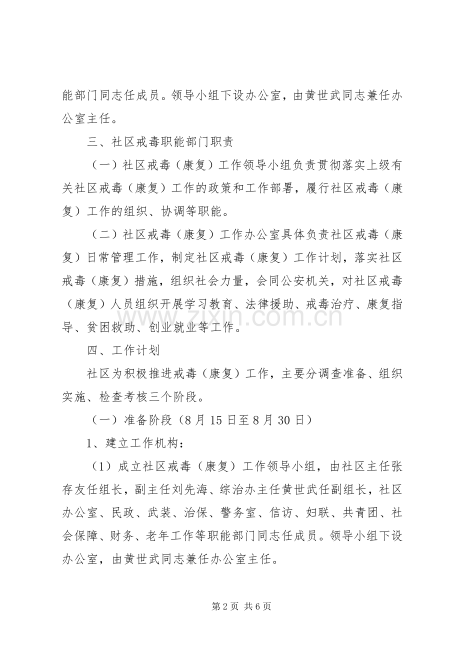 社区禁毒活动实施方案.docx_第2页