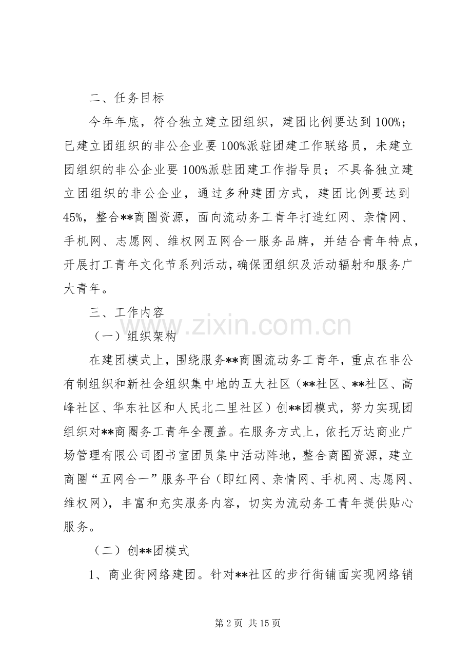 非公有制经济组织和新社会组织团建工作方案.docx_第2页