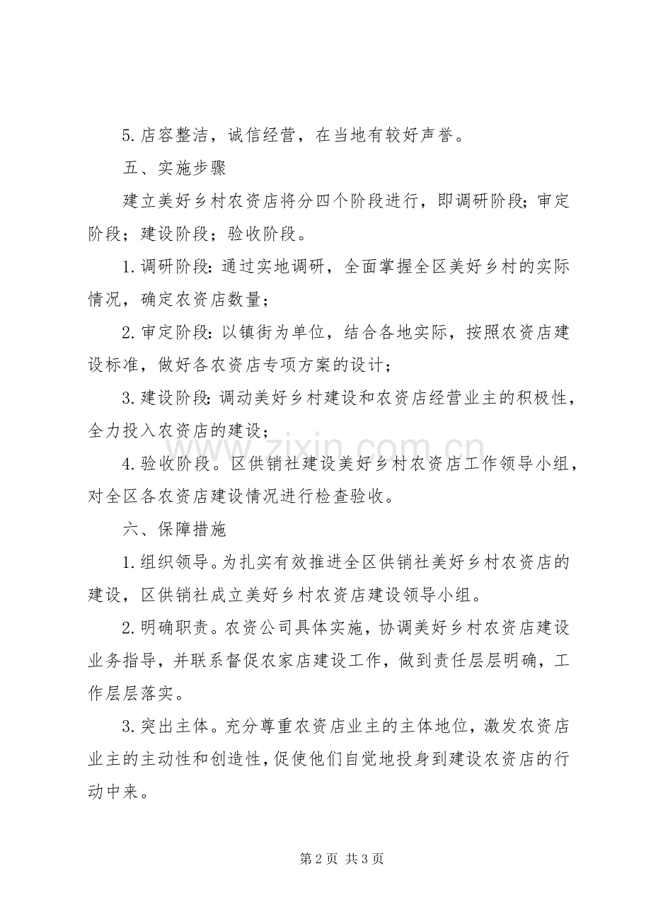 乡村示范农资店建设实施方案.docx_第2页