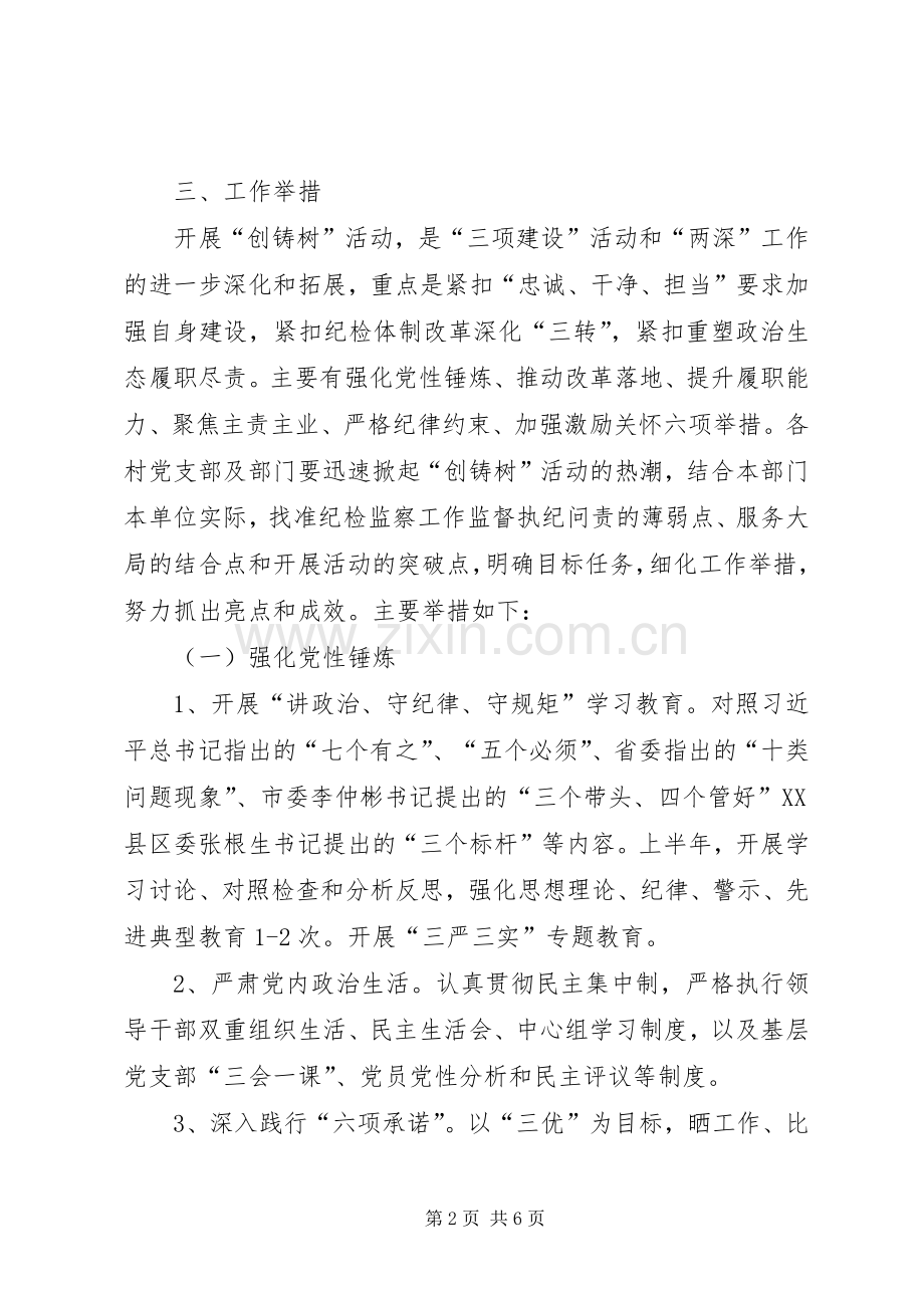 创三优铸利剑树新风工作实施方案.docx_第2页