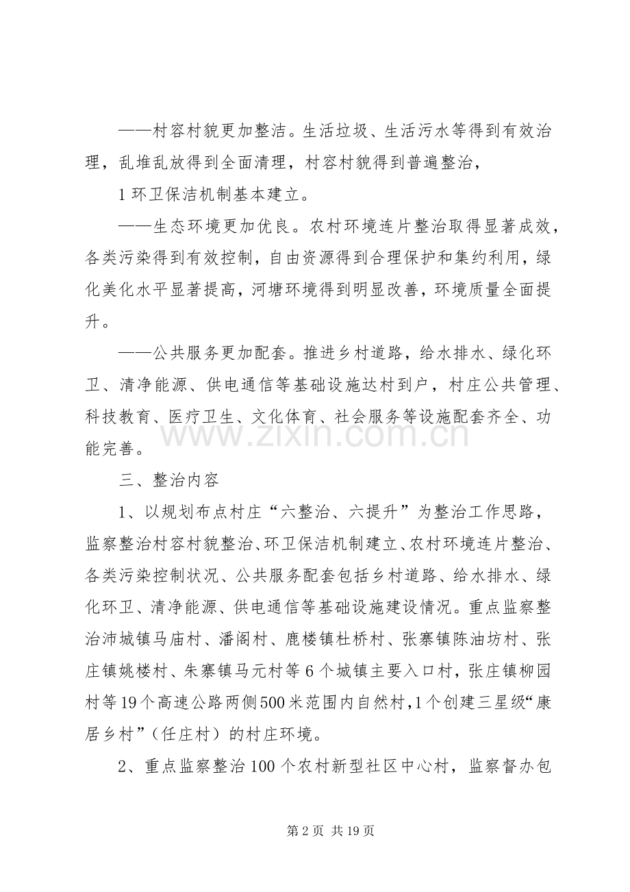 民生纪检美好城乡和村庄环境整治督查实施方案.docx_第2页