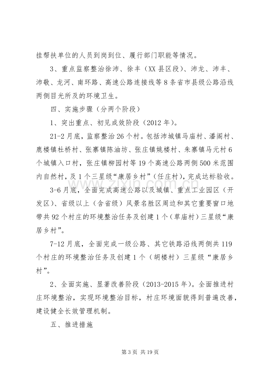 民生纪检美好城乡和村庄环境整治督查实施方案.docx_第3页