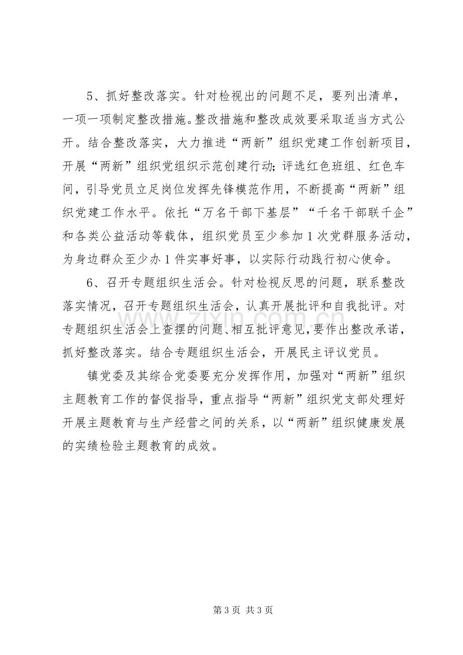 XX社会组织党支部开展主题教育的指导实施方案.docx_第3页