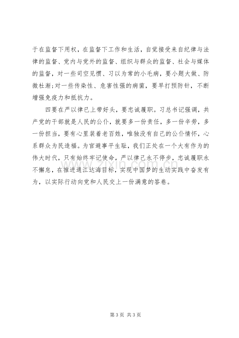 20XX年严以律己专题研讨会发言.docx_第3页