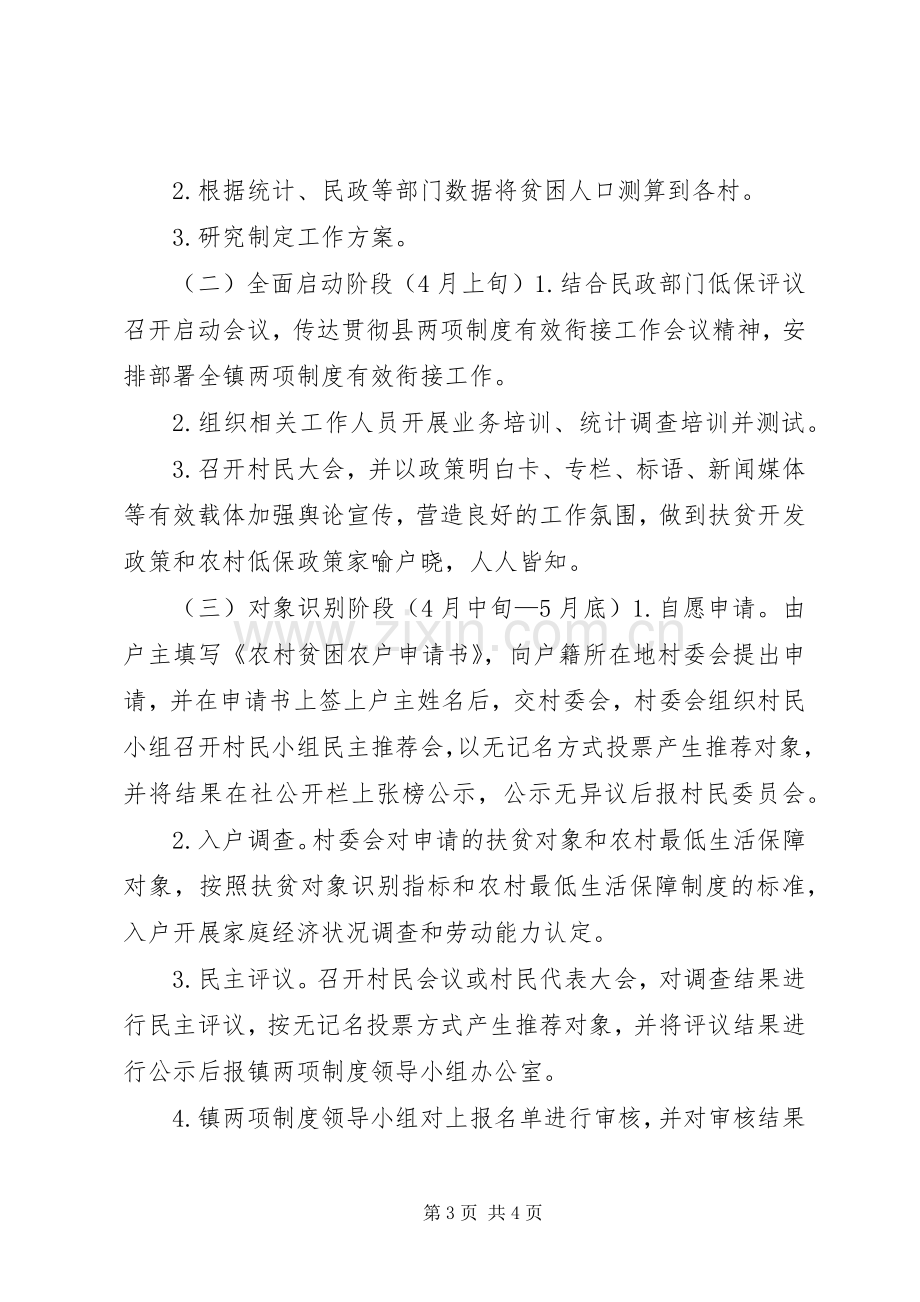 农村低保和扶贫实施方案.docx_第3页